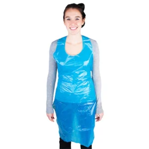 APRON BLUE FRONT ONLY TIE BACK PACK OF 100